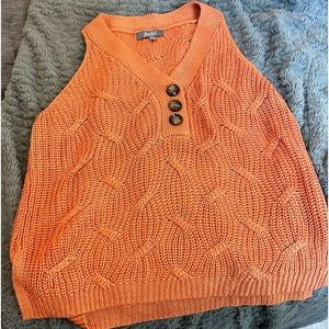 Adorable Marled Sweater tank